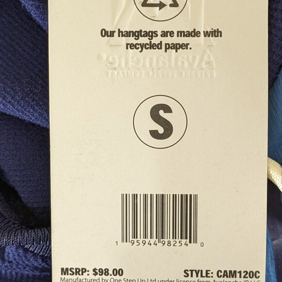 Avalanche Mens Blue Hoodie Sweatshirt Size S Hiking Thermal Fleece Pullover NWT - Picture 8 of 12